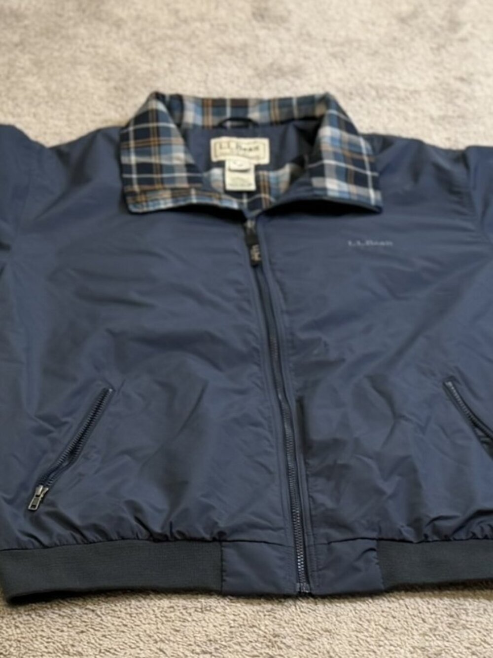 L.L.Bean Mountain Classic Jacket XXL Tall Navy